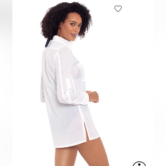 Lauren Ralph Lauren Button Down Camp Shirt Dress - NWOT - Picture 3 of 7